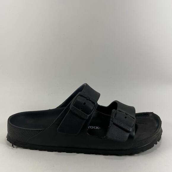 Birkenstock Arizona EVA Slide Sandals Womens Size 36 US Size 5-5.5 Black Buckle - Picture 1 of 9
